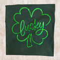 Lucky Clover Metallic Puff