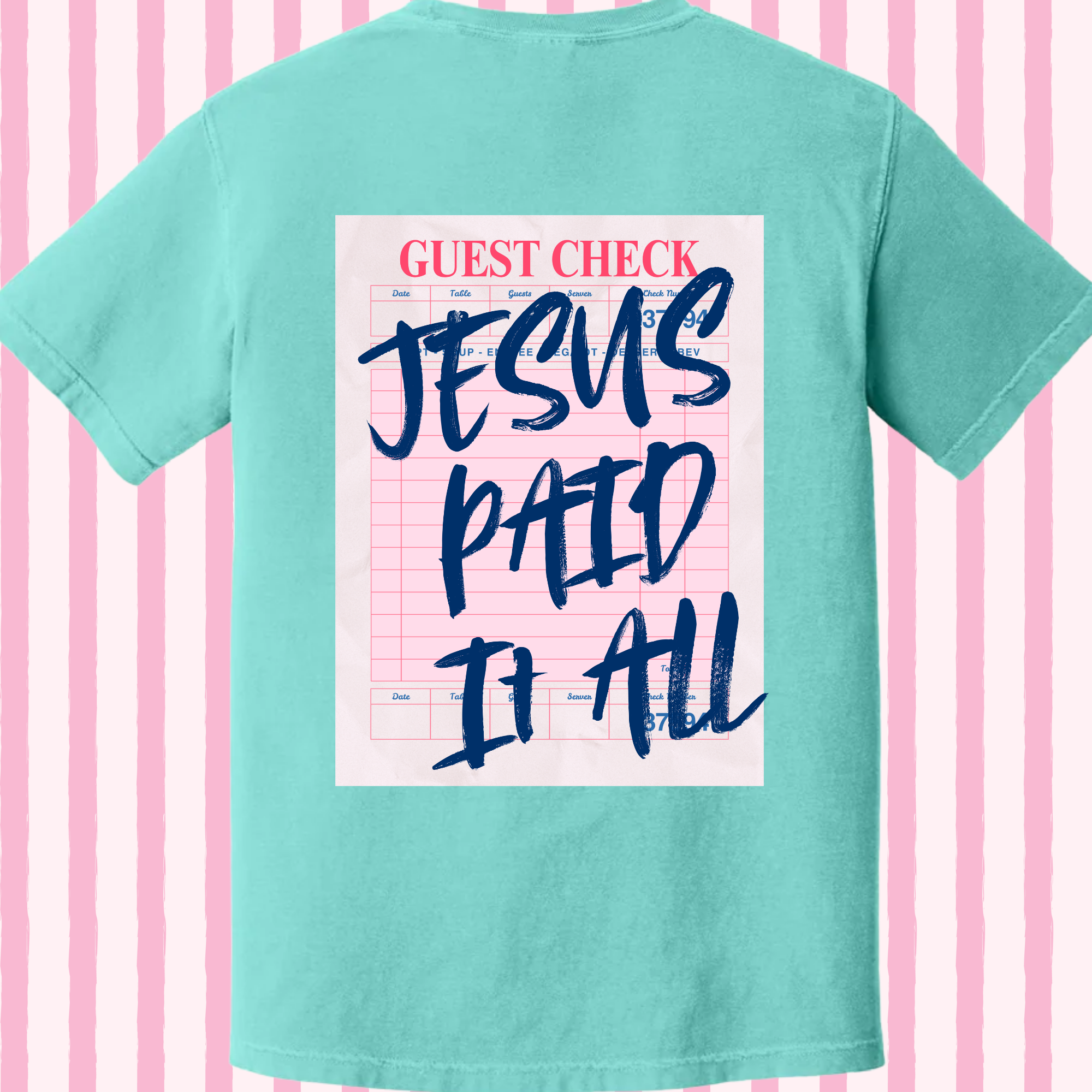 Jesus Paid it All (Back Design)